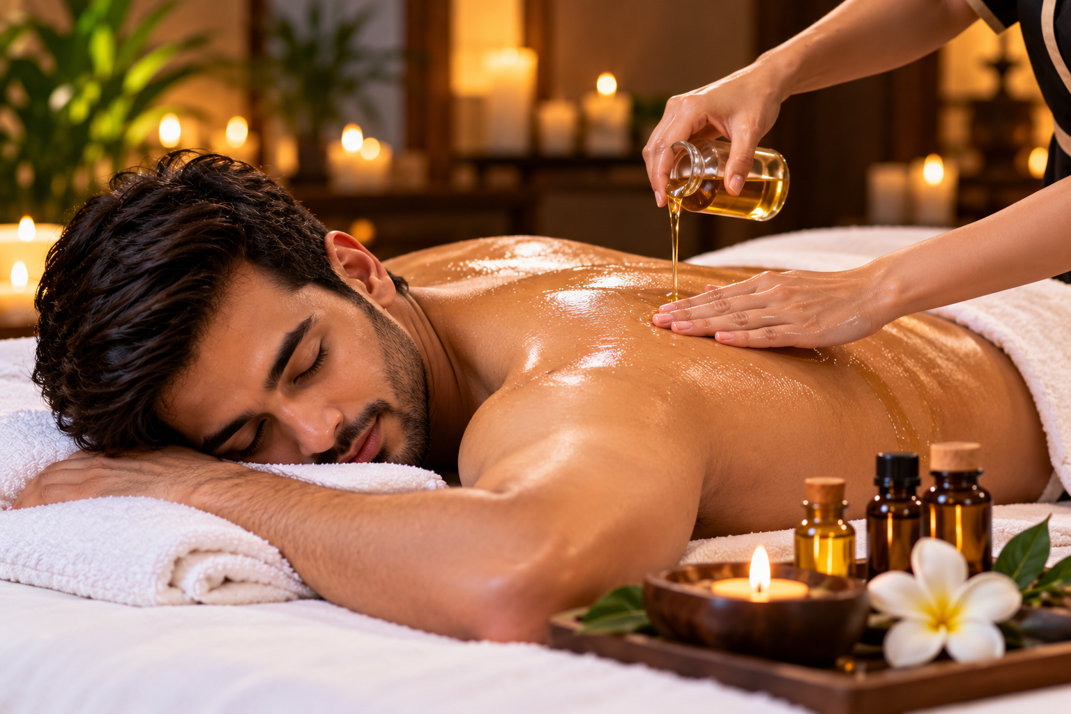 Aroma Oil Massage treatment